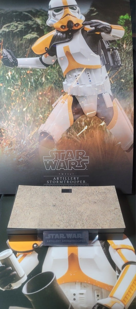 1/6 Star Wars Hot Toys Artillery Sand Base Stand Groin TMS047 1:6 Kitbash Brand New