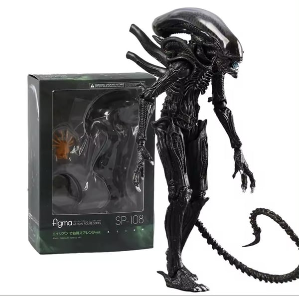 Figma SP-108 Alien Xenomorph & Face Hugger Creature Takashi Ver Action ...