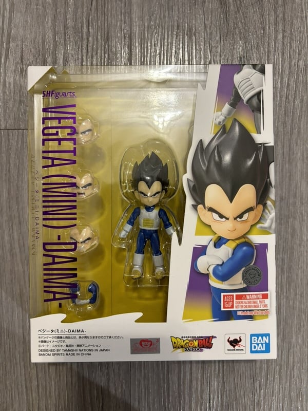 SHFiguarts Dragon Ball Vegeta Mini Daima Bandai Tamashii Nations Brand New