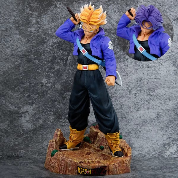 Dragon Ball Z Trunks Figure Super Saiyan PVC Model Anime Statue Collection 23cm Brand New