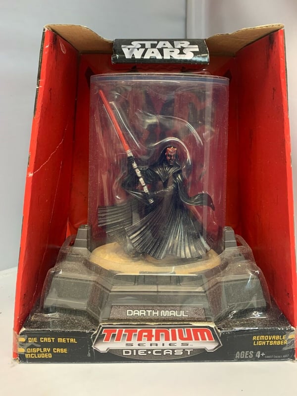 MICRO MACHINES TITANIUM SERIES DIECAST STAR WARS DARTH MAUL Brand New
