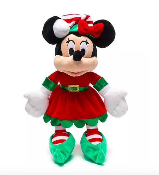 Disney Store Authentic Minnie Mouse Holiday Cheer Christmas Medium Soft Plush Brand New