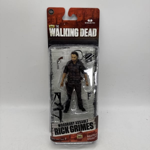 Mcfarlane Walking Dead TV Series 75 Rick Grimes Woodbury Assault Figure Sealed Brand New