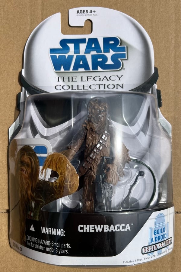 STAR WARS TLC CHEWBACCA LEGACY COLLECTION BUILD-A-DROID BD 3 2008 TLC18 Brand New
