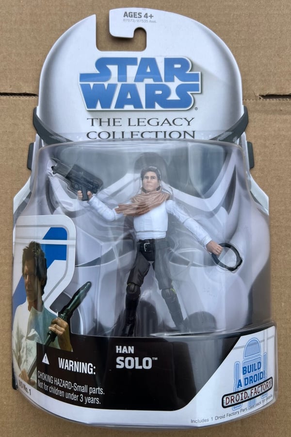 STAR WARS TLC HAN SOLO LEGACY COLLECTION BUILD-A-DROID BD 1 2008 TLC10 Brand New