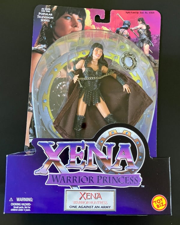 Xena Warrior Princess 6 Collector series Warrior Huntress Figure Toy Biz 1999 Brand New