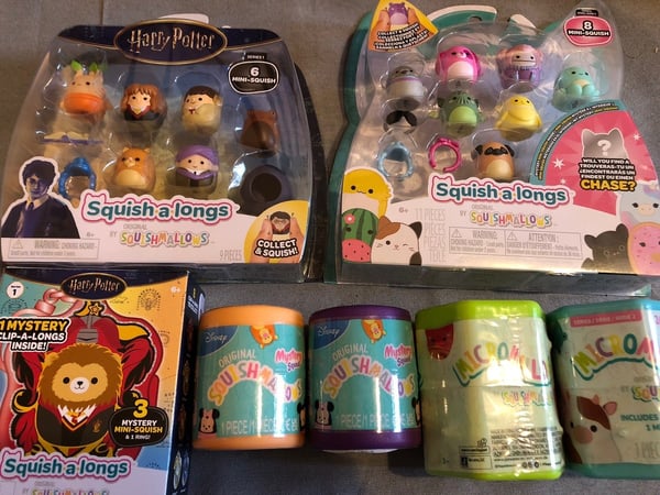 SquishMallows Harry Potter, Disney, Squish-a-longs & Micromallows Bundle Brand New