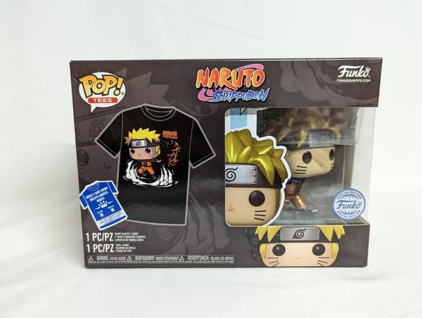 Naruto Shippuden Exclusive Naruto Run Pop and Tee (Size Medium) Brand New