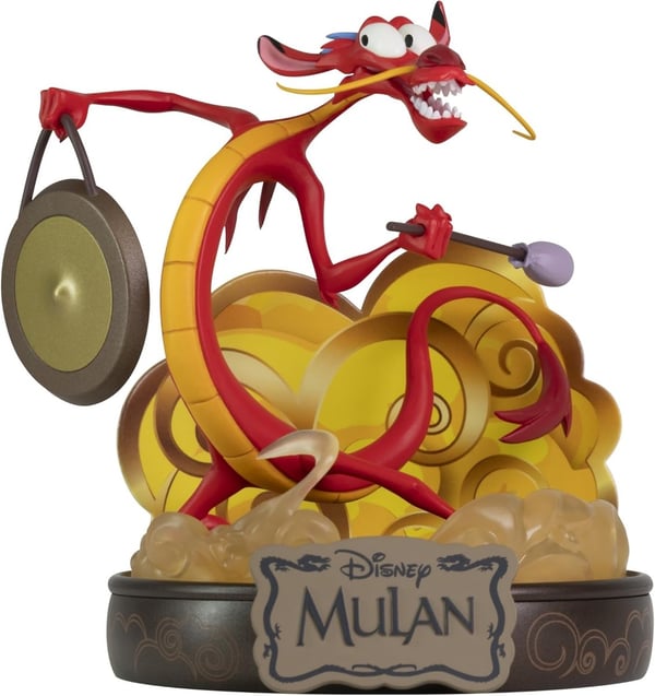 OFFICIAL DISNEY MULAN MUSHU FIGURE FIGURINE ORNAMENT BOX Brand New