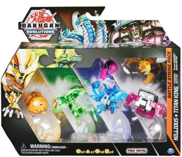 Bakugan Evolutions Battle Strike Pack Nillious Titan King Brand New