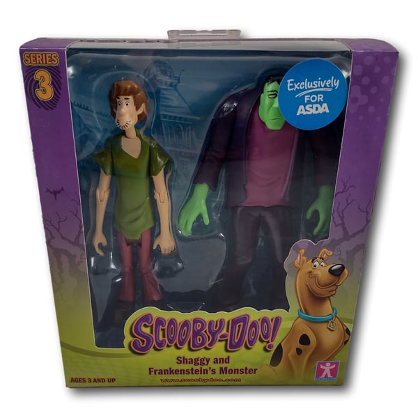 Scooby Doo Series 3 Shaggy and Frankenstein's Monster Action Figures ...
