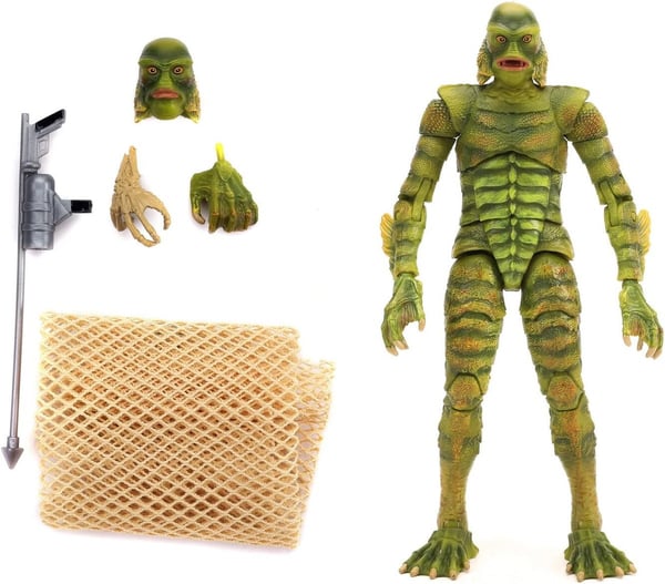Universal Monsters Black Lagoon Creature 6 Deluxe Collector Figure, Green Brand New