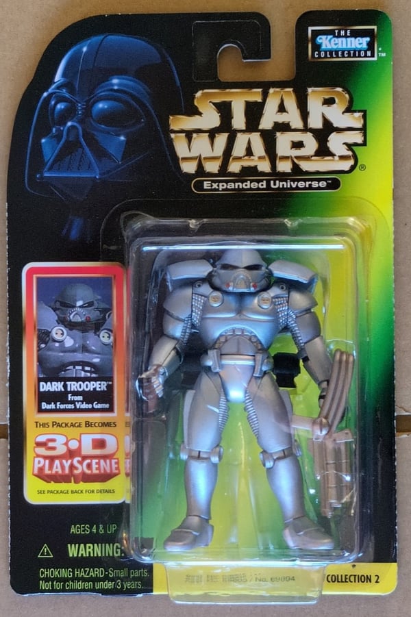 STAR WARS EXPANDED UNIVERSE DARK TROOPER EU 1998 E29 Brand New