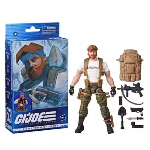 Gi Joe Classified Series Stuart Outback Selkirk Anime Figures Model Toys Gift Brand New