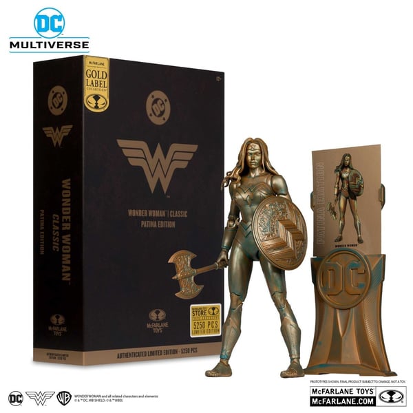 McFarlane Toys DC Multiverse Wonder Woman Patina Edition Classic 17659 ...