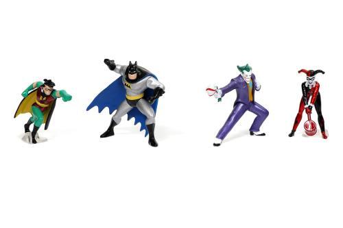 JADA: BATMAN ANIMATED NANO METALFIGS DIORAMA Brand New