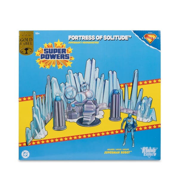 DC SUPER POWERS 5 Fortress of Solitude Supermans Headquarters with Robot Brand New