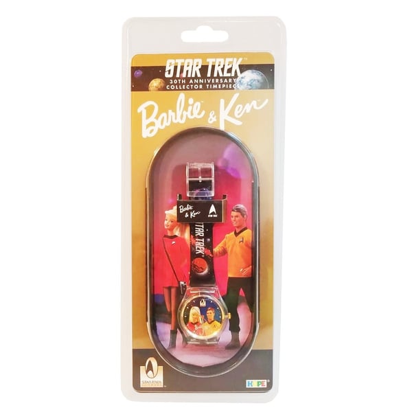 Star Trek Barbie and Ken 30th Anniversary Watch Brand New