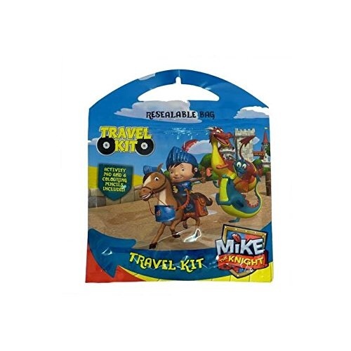 Mike the Knight Travel Kit activity pad with pencils in resealable bag Brand New