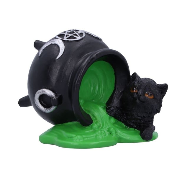 Nemesis Now Ooops Cat Cauldron Figurine, Black, 87cm Brand New