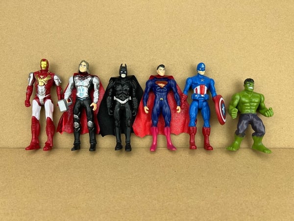 6pcs/set Marvel Avengers Super Hero Incredible Action Figure Toy Doll Collection Brand New