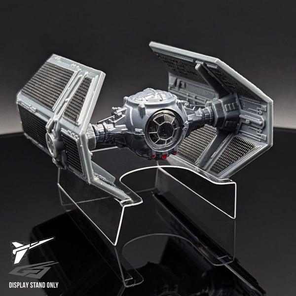 Star Wars Vader's Tie Fighter Display Stand for Die-Cast Kenner GHOST STANDS Brand New