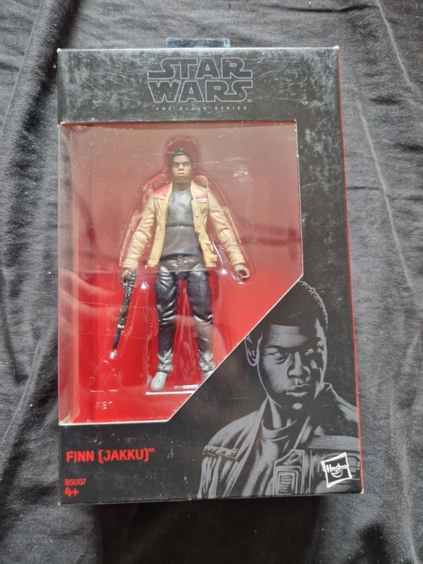 FINN (JAKKU) Star Wars The Black Series Figure 4 Inch Hasbro 2015 Brand New