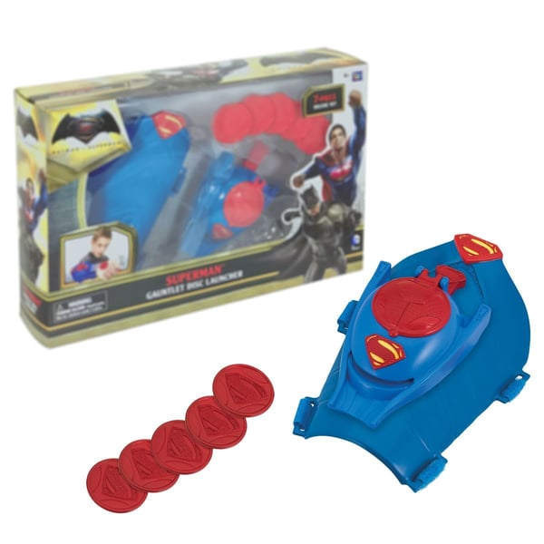 DC Comics Batman V Superman Gauntlet Disc Launcher Shooter Official Brand New