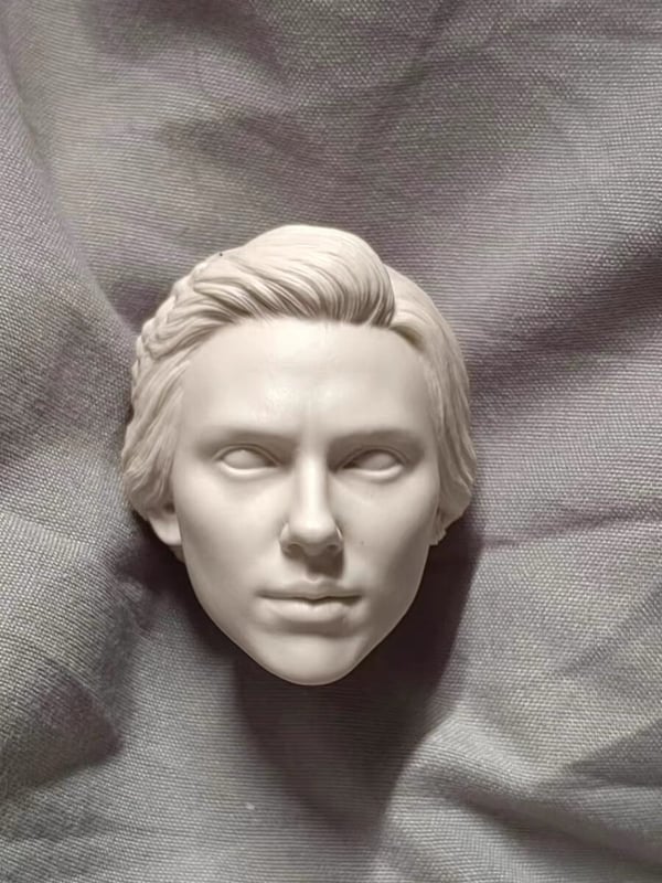 1/6 The Black Widow Scarlett Johansson Action Figure Head Sculpt Unpainted 12'' Brand New