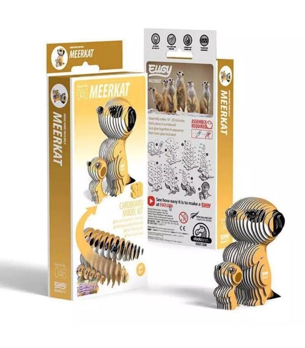 EUGY MEERKAT Model 3D Craft Kit 046 Brand New