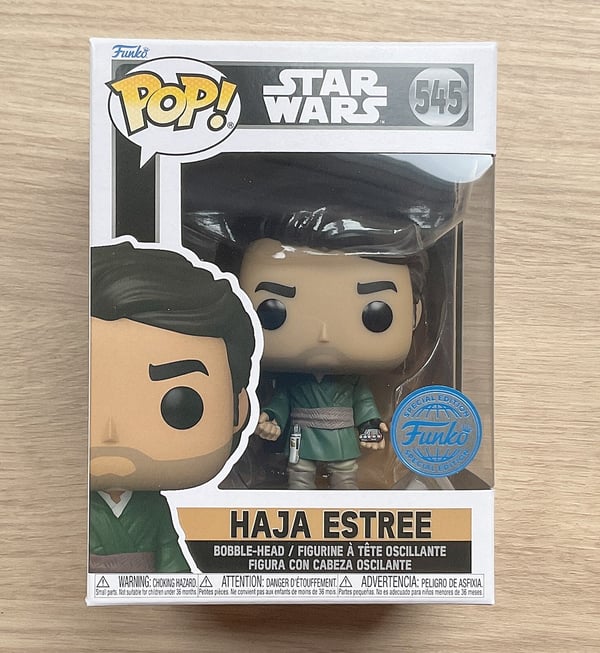 Funko Pop Star Wars Haja Estree #545 + Free Protector Brand New