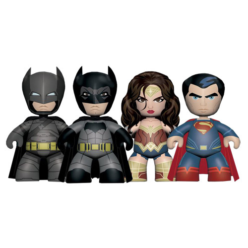 MEZITZ DAWN OF JUSTICE 4 PACK 2 FIGURE COLLECTION BATMAN SUPERMAN Brand New