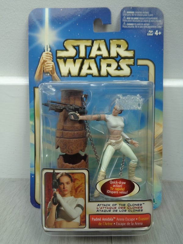Star Wars Attack Of The Clones Padme Amidala Arena Escape figure Brand New