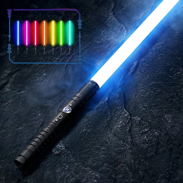 LED Lightsaber Laser Saber Flashing Sci-Fi Toy with Light &Sounds Change11 Color Brand New