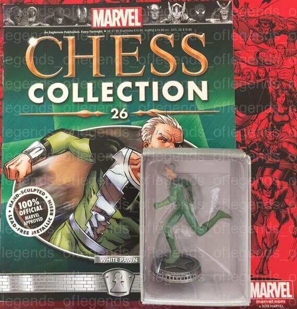 EAGLEMOSS MARVEL CHESS COLLECTION ISSUE 26 QUICKSILVER Brand New