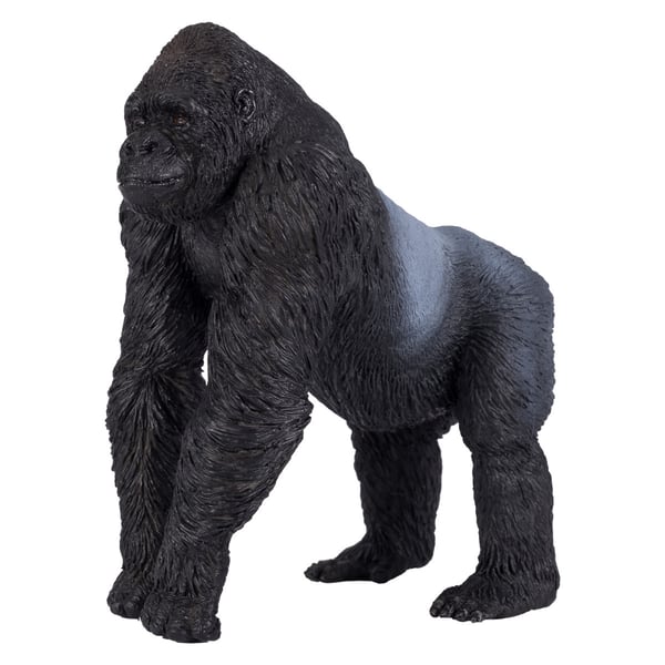 Mojo GORILLA MALE SILVERBACK wild animal model figure toys plastic forest jungle Brand New