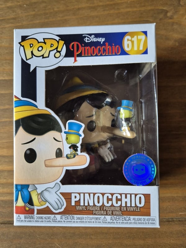 Disney Pinocchio Funko Pop Vinyl Pop In A Box Exclusive #617 Brand New