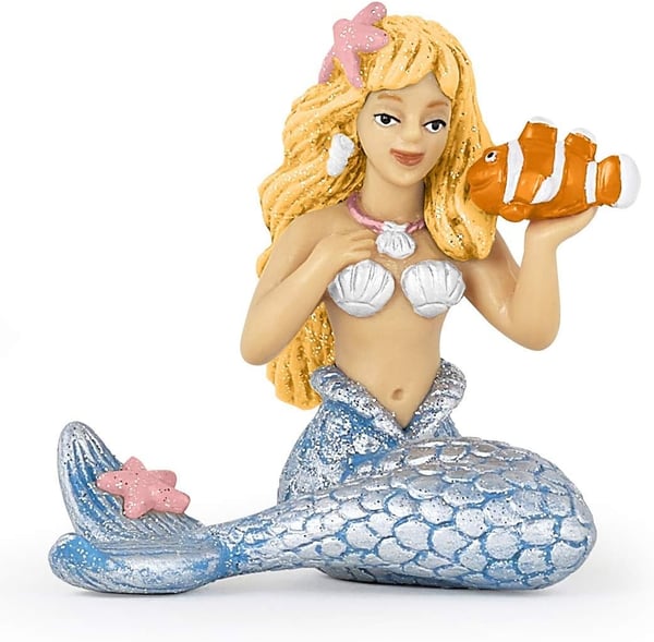 Papo 39107 Mermaid silver ENCHANTED WORLD Figurine, Multicolour Brand New