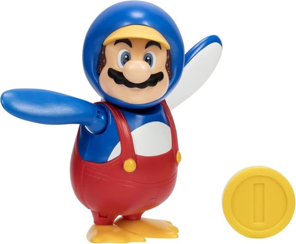 SUPER MARIO 4INCH FIGURE PENGUIN MARIO KIDS TOY Brand New