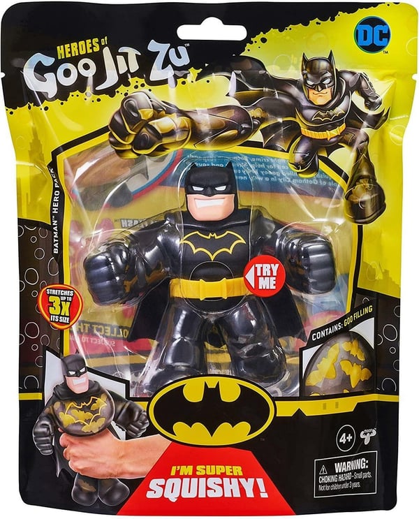 Heroes Of Goo Jit Zu DC Comics BATMAN Super Mushy Stretch Figure Brand New