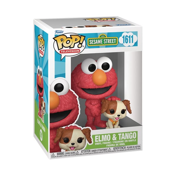 SESAME STREET S3 ELMO & TANGO FUNKO POP FIGURE FUNKO POP FIGURE 1611 Brand New