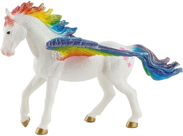 Animal Planet Pegasus Rainbow Fantasy Toy Figure (387295) Brand New