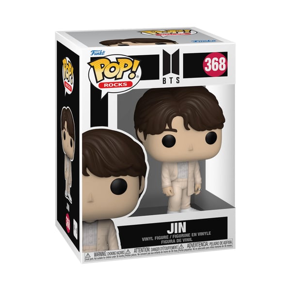 Funko Pop Jin (368) BTS K-Pop Popstar Music Vinyl Figure Figurine Brand New