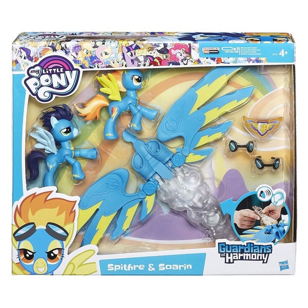 Hasbro My Little Pony B6011Guardians of Harmony Wonderbolts Sonic Boom Playset Brand New