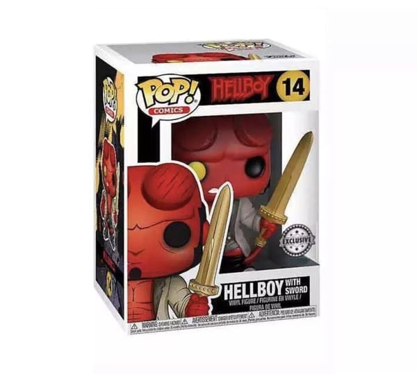 Hellboy with Sword exclusive Pop Vinyl Figure Brand New