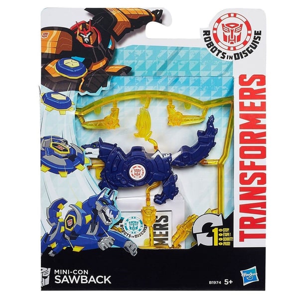 Transformers Robots in Disguise Mini-Con SAWBACK Action Figure (B1974) by Hasbro Brand New
