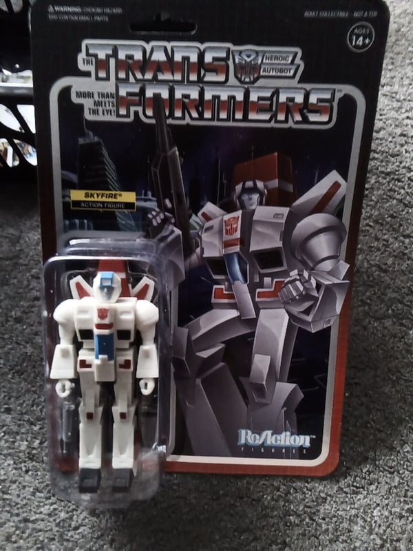 Reaction Super7 Action Figure Transformers Skyfire Jetfire Wave 2 S11 Brand New