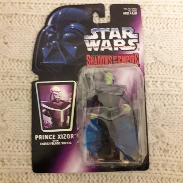 Kenner Star Wars Shadows of the Empire 4 Prince Xizor (Purple Card) Brand New