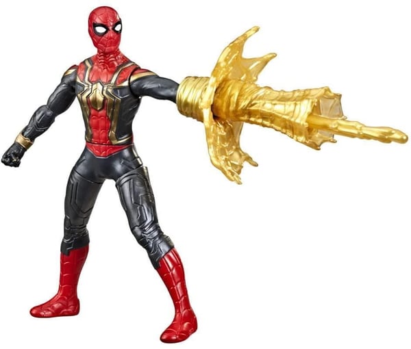 Marvel Spiderman 15-Cm Deluxe Web Spin Avengers Kids Action Toy Spider-Man Brand New