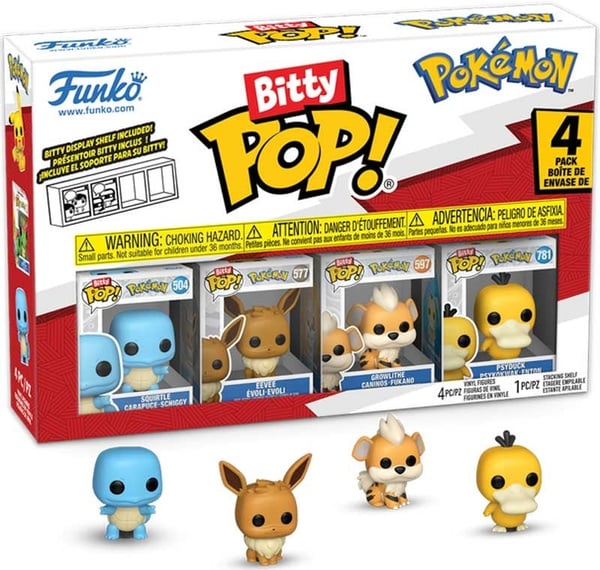 SQUIRTLE Pokemon Funko Bitty POP Brand New